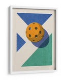 Geometría de la pelota de wiffle naranja - Daniel Coulmann | Cuadro decorativo de Canvas Lab