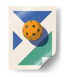 Geometría de la pelota de wiffle naranja - Daniel Coulmann | Cuadro decorativo de Canvas Lab