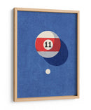 Bola de billar de once rayas - Daniel Coulmann | Cuadro decorativo de Canvas Lab