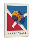 Juego de baloncesto retro - Daniel Coulmann | Cuadro decorativo de Canvas Lab