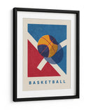 Juego de baloncesto retro - Daniel Coulmann | Cuadro decorativo de Canvas Lab