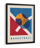 Juego de baloncesto retro - Daniel Coulmann | Cuadro decorativo de Canvas Lab