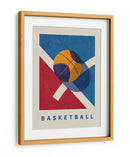 Juego de baloncesto retro - Daniel Coulmann | Cuadro decorativo de Canvas Lab