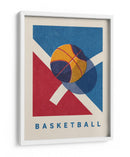 Juego de baloncesto retro - Daniel Coulmann | Cuadro decorativo de Canvas Lab