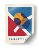 Juego de baloncesto retro - Daniel Coulmann | Cuadro decorativo de Canvas Lab