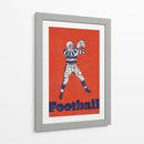 Juego de futbol clásico - Nicholas | Cuadro decorativo de Canvas Lab