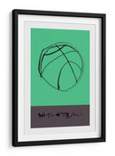Boceto minimalista de baloncesto - cartissi | Cuadro decorativo de Canvas Lab