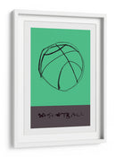 Boceto minimalista de baloncesto - cartissi | Cuadro decorativo de Canvas Lab