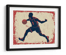 Dribling de baloncesto vintage - Fluidys Studio IV | Cuadro decorativo de Canvas Lab