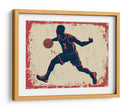 Dribling de baloncesto vintage - Fluidys Studio IV | Cuadro decorativo de Canvas Lab