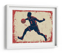 Dribling de baloncesto vintage - Fluidys Studio IV | Cuadro decorativo de Canvas Lab