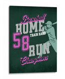 Campeones de jonrones de béisbol - Fluidys Studio IV | Cuadro decorativo de Canvas Lab