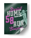 Campeones de jonrones de béisbol - Fluidys Studio IV | Cuadro decorativo de Canvas Lab