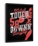 Campeones del touchdown de futbol americano - Fluidys Studio IV | Cuadro decorativo de Canvas Lab