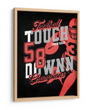 Campeones del touchdown de futbol americano - Fluidys Studio IV | Cuadro decorativo de Canvas Lab