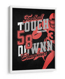 Campeones del touchdown de futbol americano - Fluidys Studio IV | Cuadro decorativo de Canvas Lab
