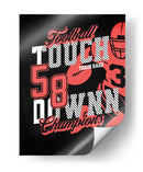 Campeones del touchdown de futbol americano - Fluidys Studio IV | Cuadro decorativo de Canvas Lab