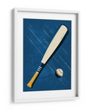 Impacto en el diamante: béisbol retro - Fluidys Studio IV | Cuadro decorativo de Canvas Lab