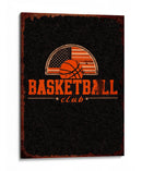 Club de baloncesto vintage - Fluidys Studio IV | Cuadro decorativo de Canvas Lab