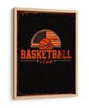 Club de baloncesto vintage - Fluidys Studio IV | Cuadro decorativo de Canvas Lab
