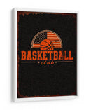 Club de baloncesto vintage - Fluidys Studio IV | Cuadro decorativo de Canvas Lab