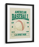 Clásico del béisbol estadounidense - Fluidys Studio IV | Cuadro decorativo de Canvas Lab