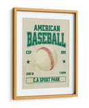 Clásico del béisbol estadounidense - Fluidys Studio IV | Cuadro decorativo de Canvas Lab
