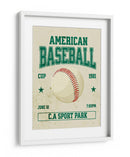 Clásico del béisbol estadounidense - Fluidys Studio IV | Cuadro decorativo de Canvas Lab