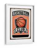 Emblema del club de baloncesto - Fluidys Studio IV | Cuadro decorativo de Canvas Lab