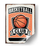 Emblema del club de baloncesto - Fluidys Studio IV | Cuadro decorativo de Canvas Lab