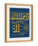 Club de baloncesto Hoops 91 - Fluidys Studio IV | Cuadro decorativo de Canvas Lab