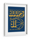 Club de baloncesto Hoops 91 - Fluidys Studio IV | Cuadro decorativo de Canvas Lab