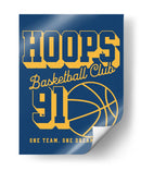 Club de baloncesto Hoops 91 - Fluidys Studio IV | Cuadro decorativo de Canvas Lab
