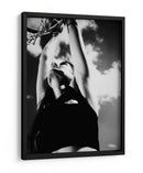 Mujer atlética vista del cielo - Steffen Lauterbach | Cuadro decorativo de Canvas Lab