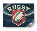 Escudo del club de rugby - Andreas Magnusson | Cuadro decorativo de Canvas Lab
