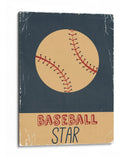 Estrella del béisbol clásica - Nicholas | Cuadro decorativo de Canvas Lab