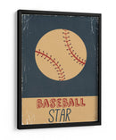Estrella del béisbol clásica - Nicholas | Cuadro decorativo de Canvas Lab