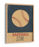 Estrella del béisbol clásica - Nicholas | Cuadro decorativo de Canvas Lab
