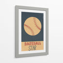 Estrella del béisbol clásica - Nicholas | Cuadro decorativo de Canvas Lab