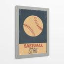 Estrella del béisbol clásica - Nicholas | Cuadro decorativo de Canvas Lab