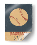 Estrella del béisbol clásica - Nicholas | Cuadro decorativo de Canvas Lab