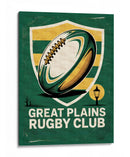 Great Plains Rugby Club - Andreas Magnusson | Cuadro decorativo de Canvas Lab