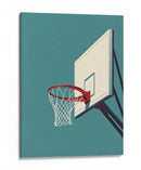 Canasta de baloncesto color azul verdoso - Andreas Magnusson | Cuadro decorativo de Canvas Lab
