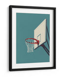 Canasta de baloncesto color azul verdoso - Andreas Magnusson | Cuadro decorativo de Canvas Lab