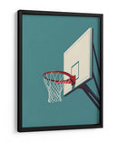 Canasta de baloncesto color azul verdoso - Andreas Magnusson | Cuadro decorativo de Canvas Lab