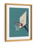 Canasta de baloncesto color azul verdoso - Andreas Magnusson | Cuadro decorativo de Canvas Lab
