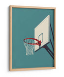 Canasta de baloncesto color azul verdoso - Andreas Magnusson | Cuadro decorativo de Canvas Lab