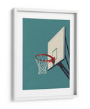 Canasta de baloncesto color azul verdoso - Andreas Magnusson | Cuadro decorativo de Canvas Lab