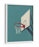 Canasta de baloncesto color azul verdoso - Andreas Magnusson | Cuadro decorativo de Canvas Lab