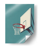 Canasta de baloncesto color azul verdoso - Andreas Magnusson | Cuadro decorativo de Canvas Lab